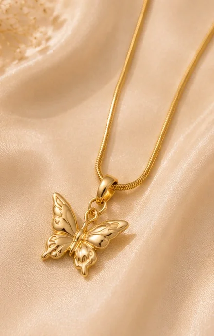 Butterfly Pendant Necklace