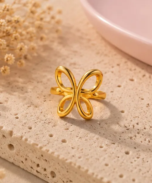 Golden Double-Loop Crossover Ring